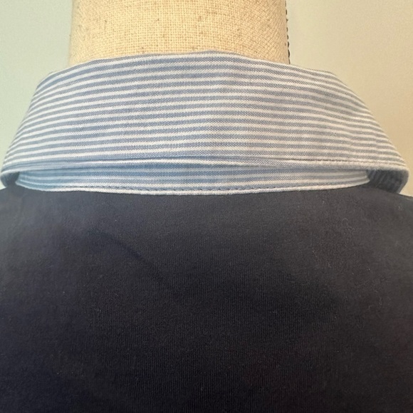 Desigual Blue Long Striped Floral Tunic S  EUC embroidery - Picture 8 of 10